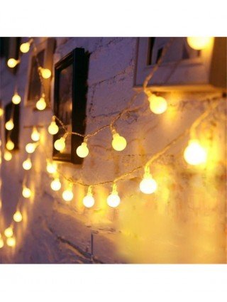 Christmas Decoration Snowflake Ball Cherry Moon String Lights