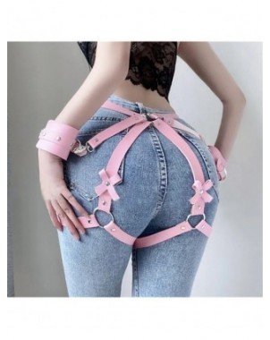 Women Leather Harness Garter Sword Belt Sexy Lady Tight Bondage