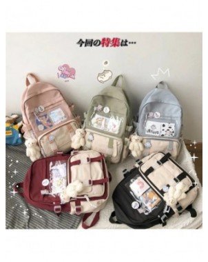 Women Waterproof School Bag For Teenager Girl Student Bookbag