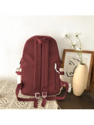 Women Waterproof School Bag For Teenager Girl Student Bookbag