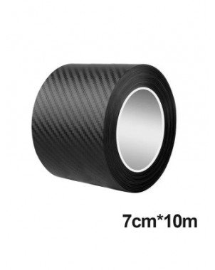 SEAMETAL 3D Carbon Fiber Sticker Car Threshold Protective Film