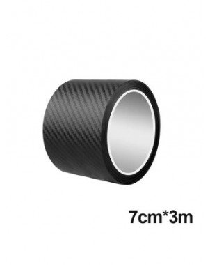 SEAMETAL 3D Carbon Fiber Sticker Car Threshold Protective Film