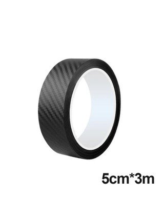 SEAMETAL 3D Carbon Fiber Sticker Car Threshold Protective Film