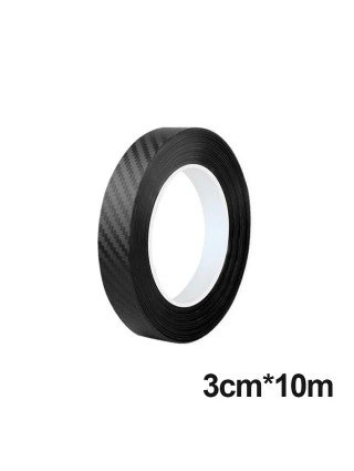 SEAMETAL 3D Carbon Fiber Sticker Car Threshold Protective Film