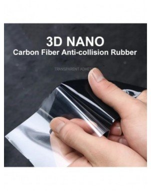 SEAMETAL 3D Carbon Fiber Sticker Car Threshold Protective Film
