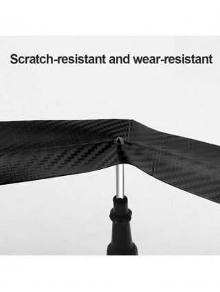 SEAMETAL 3D Carbon Fiber Sticker Car Threshold Protective Film
