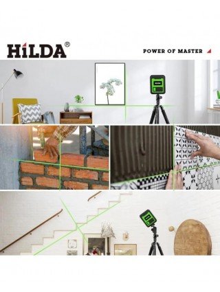 2 Lines Laser Level Green Beams Horizontal Vertical Cross Line