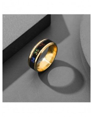 Temperature Ring Titanium Steel Mood Emotion Feeling