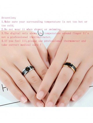Temperature Ring Titanium Steel Mood Emotion Feeling