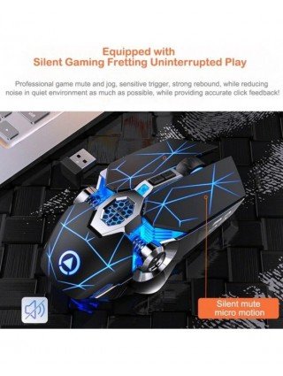 Wireless Optical 2.4G USB Gaming Mouse 1600DPI 7 Color LED