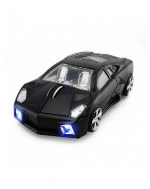 Racing Car Shaped Mouse USB Optical Wireless Mouse 1600DPI Mini