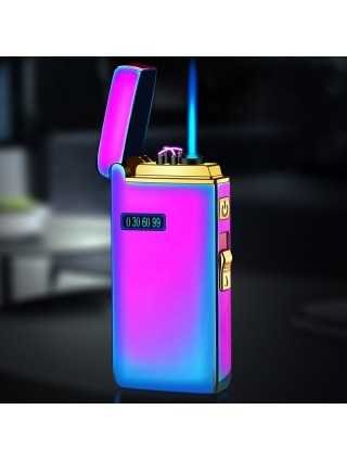 Windproof Arc Usb Lighter Gas Lighter Metal Survival Torch
