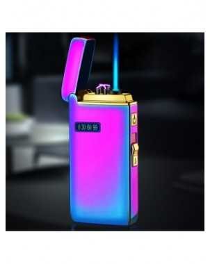 Windproof Arc Usb Lighter Gas Lighter Metal Survival Torch
