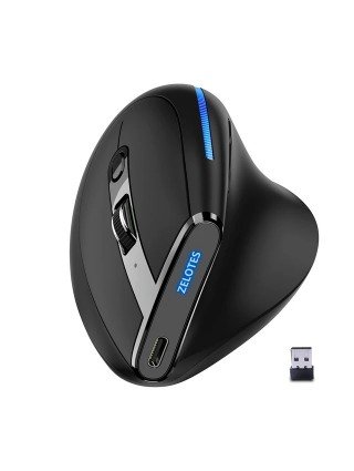 F-36 Ergonomic Vertical Mouse 2.4G+BT1+BT2 Wireless Right Left
