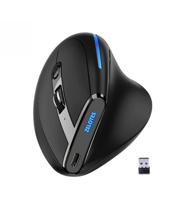 F-36 Ergonomic Vertical Mouse 2.4G+BT1+BT2 Wireless Right Left F-36 Ergonomic Vertical Mouse 2.4G+BT1+BT2 Wireless Right Left