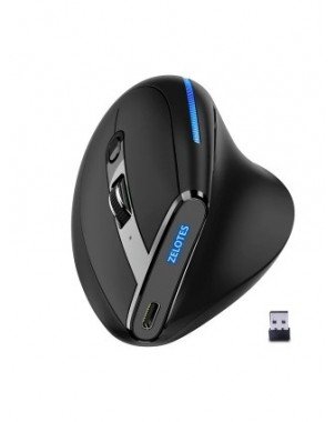 F-36 Ergonomic Vertical Mouse 2.4G+BT1+BT2 Wireless Right Left