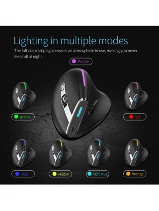 F-36 Ergonomic Vertical Mouse 2.4G+BT1+BT2 Wireless Right Left