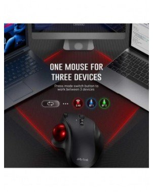 „Bluetooth“ pelė įkraunama 2.4G USB belaidė pelė Ergonomiška