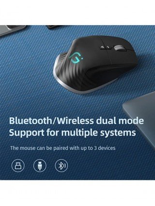 VT M10 kelių režimų „Bluetooth“ / 2.4G belaidė / laidinė pelė
