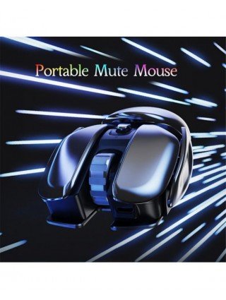 PX2 Metal 2 4G Rechargeable Wireless Mute 1600DPI Mouse 6