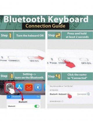 Mini Wireless Keyboard Bluetooth Keyboard For ipad Phone Tablet