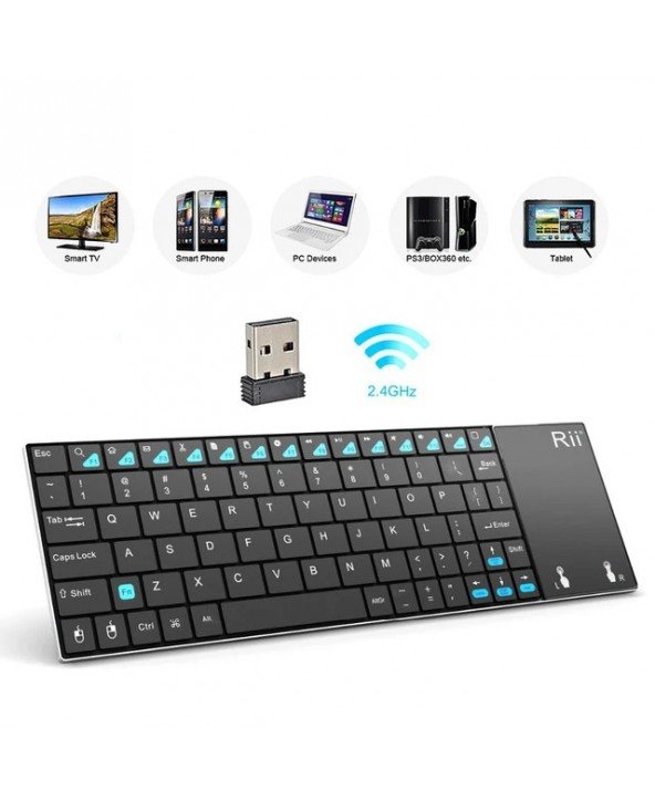 Russian Spanish English French Keyboard Wireless Rii K12+/i12+ Russian Spanish English French Keyboard Wireless Rii K12+/i12+