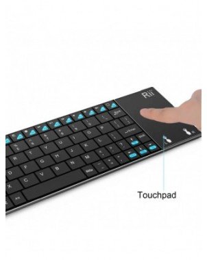 Russian Spanish English French Keyboard Wireless Rii K12+/i12+
