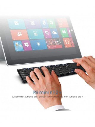 Russian Spanish English French Keyboard Wireless Rii K12+/i12+