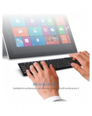 Russian Spanish English French Keyboard Wireless Rii K12+/i12+