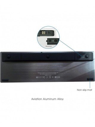 Russian Spanish English French Keyboard Wireless Rii K12+/i12+