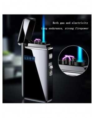Windproof Arc Usb Lighter Gas Lighter Metal Survival Torch