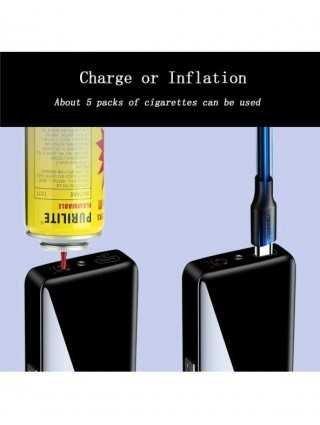 Windproof Arc Usb Lighter Gas Lighter Metal Survival Torch