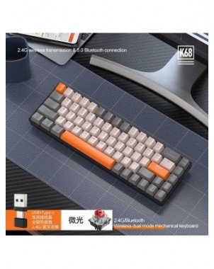 Wireless Mechanical Keyboard Bluetooth Dual Mode Hot-Swappable