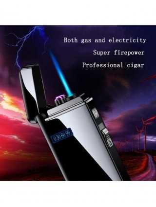 Windproof Arc Usb Lighter Gas Lighter Metal Survival Torch