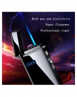 Windproof Arc Usb Lighter Gas Lighter Metal Survival Torch