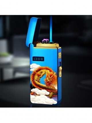 Windproof Arc Usb Lighter Gas Lighter Metal Survival Torch