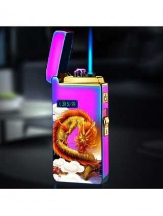 Windproof Arc Usb Lighter Gas Lighter Metal Survival Torch