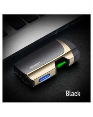 Green Laser Touch Double Arc Electronic Lighter Windproof Metal