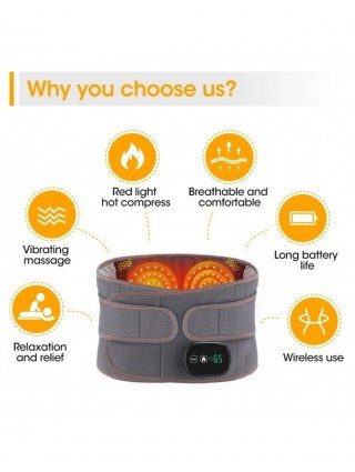 Electric Waist Massage Vibration For Back Period Cramp Massager