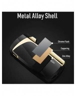 Green Laser Touch Double Arc Electronic Lighter Windproof Metal