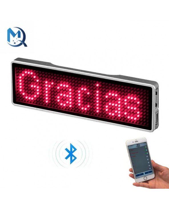 Fully New Bluetooth LED Name Badge DIY Programmable Scrolling Fully New Bluetooth LED Name Badge DIY Programmable Scrolling