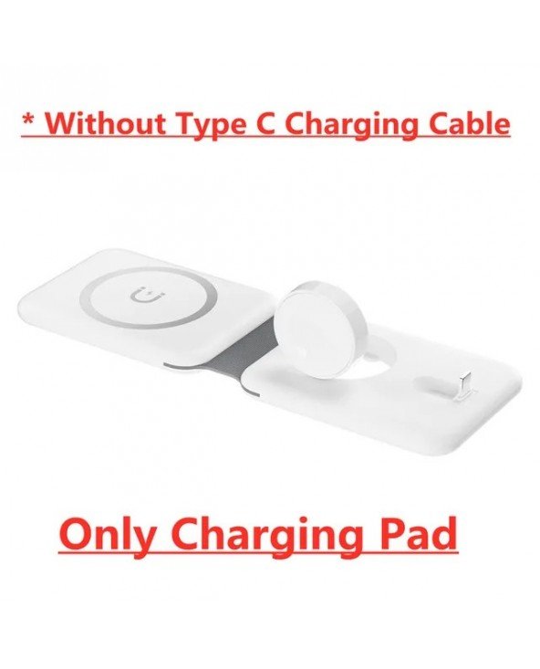 30W 3 viename magnetinis belaidis įkroviklis Telefono 30W 3 viename magnetinis belaidis įkroviklis Telefono