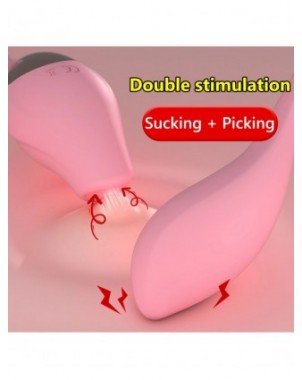 Naujausio dizaino Premium Clitoris Vibrator 5 siurbimo