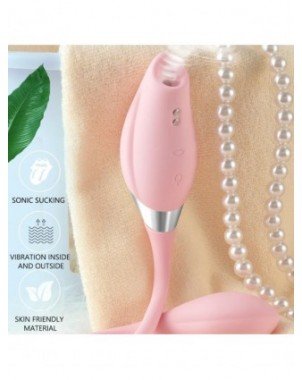 Naujausio dizaino Premium Clitoris Vibrator 5 siurbimo
