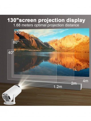 Transpeed Android 11 Projector 1280*720P 4K Wifi6 200ANSI