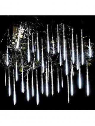80/40/16 Tubes Meteor Shower Rain LED Fairy String Lights