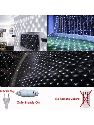 3M-54M LED Outdoor Fishing Net Christmas Fairy Lights Festoon
