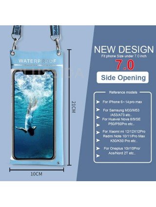 Vandeniui atsparus telefono dėklo maišelis skirtas iPhone 14 13