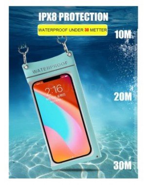 Vandeniui atsparus telefono dėklo maišelis skirtas iPhone 14 13