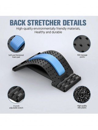 Back Stretcher Magnetotherapy Multi-Level Adjustable Massager